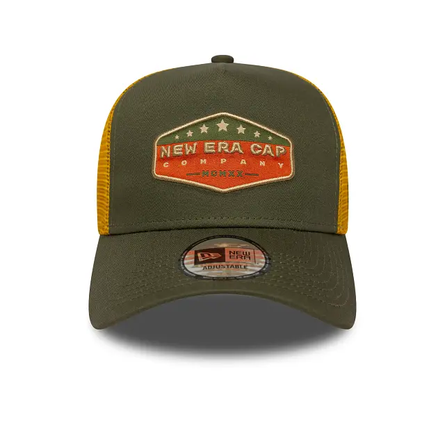 A-Frame Trucker Adjustable New Era Cotton Patch 2.webp