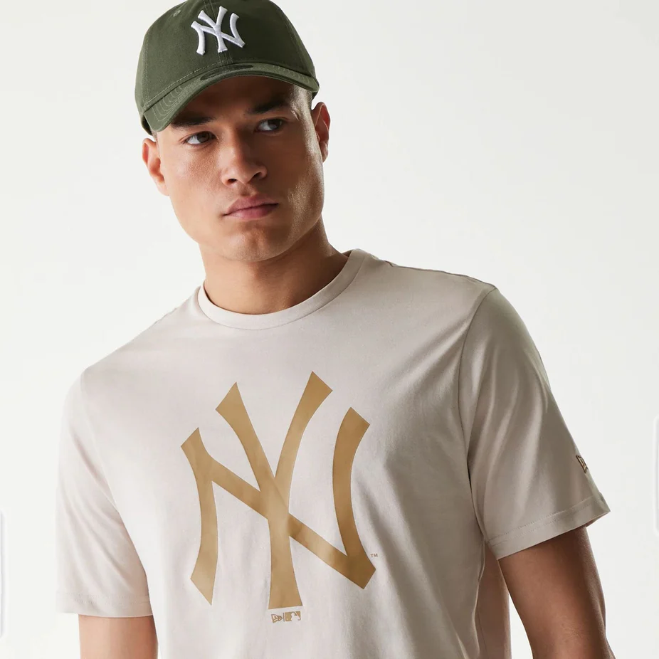 T-shirt Regular New York Yankees MLB Beige