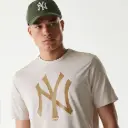 T-shirt Regular New York Yankees MLB Beige