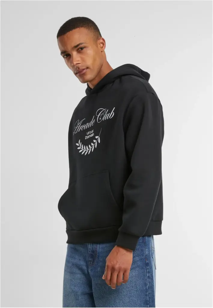 Arcade Club Fluffy Hoody Noir