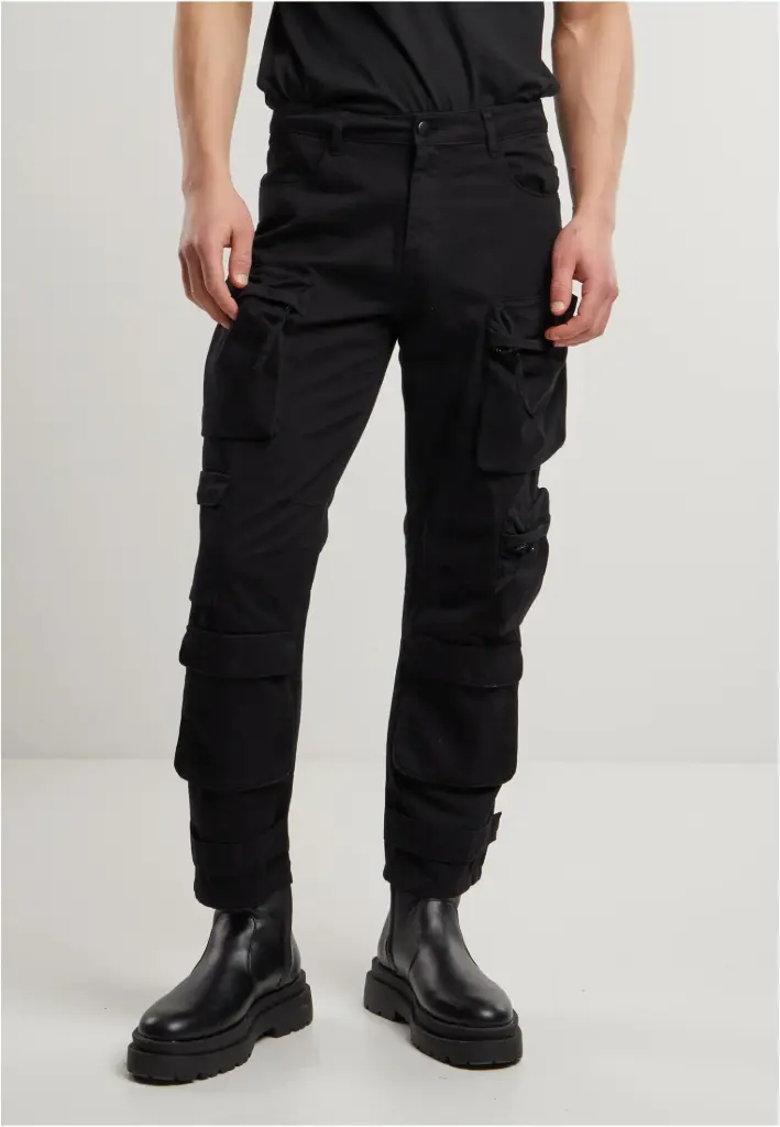 Multi Pocket Cargo Pants Noir