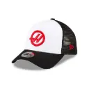 Casquette 9FORTY E-Frame Trucker MoneyGram Haas F1 Team Noir