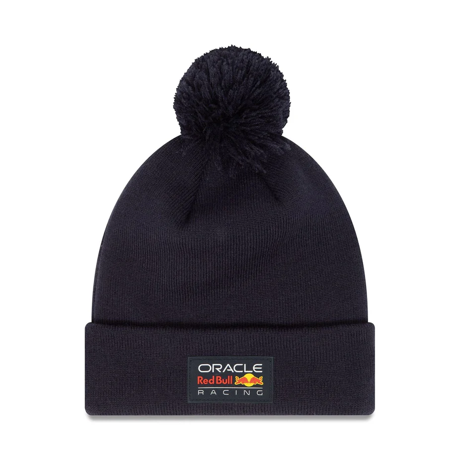 Bonnet à Pompon Oracle Red Bull Racing Essential Bleu Marine