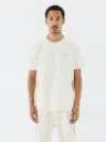 T-shirt large a détails réflechisant Craie