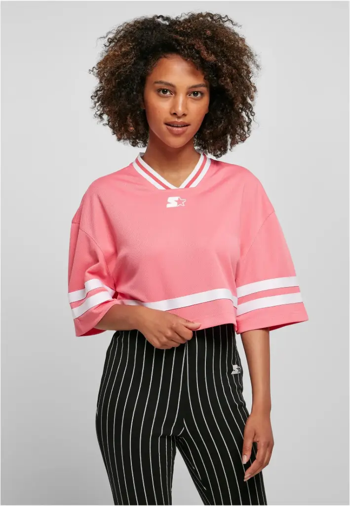 Starter Cropped Mesh Jersey