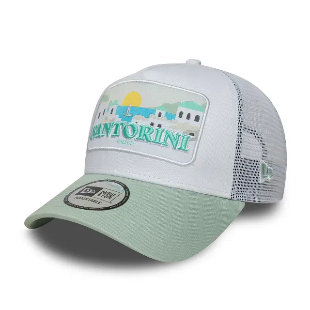 9FORTY A-Frame Trucker New Era Summer Santorini