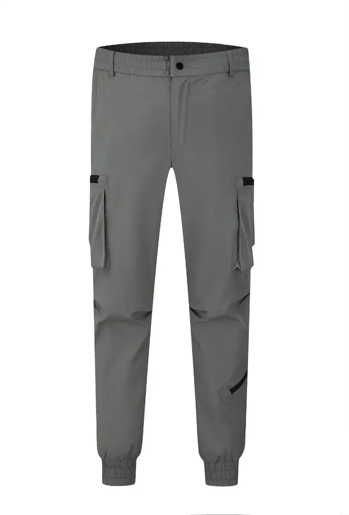 Pantalon cargo tendance Gris