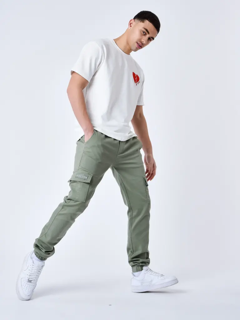 PANTALON CARGO UNI Kaki