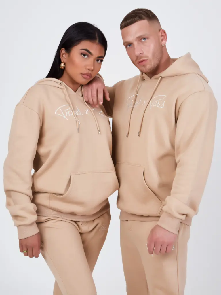 Sweat à Capuche Essentials Beige - BGOW