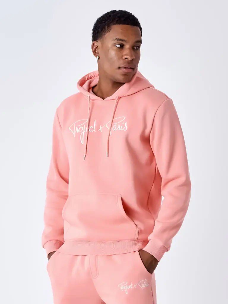 Sweat à Capuche Essentials Corail - ACOW