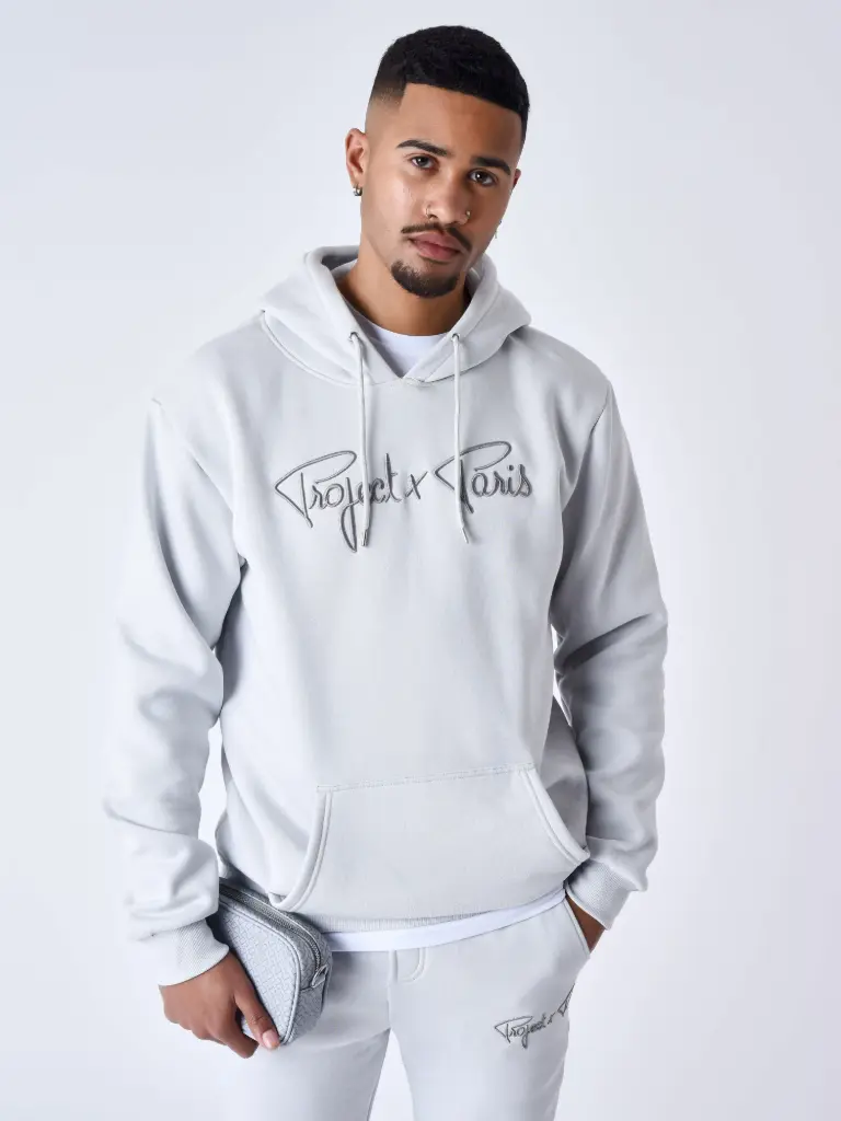 Sweat à Capuche Essentials Gris - LSGY2