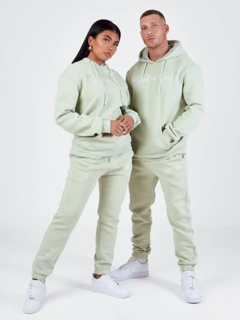 Sweat à Capuche Essentials Vert D'Eau - LGW