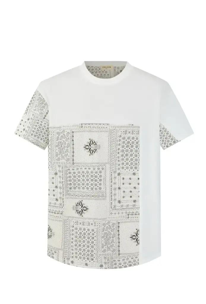 T-Shirt Bandana Blanc