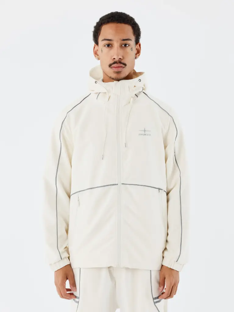 [2533156_CC_S] COUPE-VENT A DETAILS REFLECHISSANTS CRAIE - CC (S)