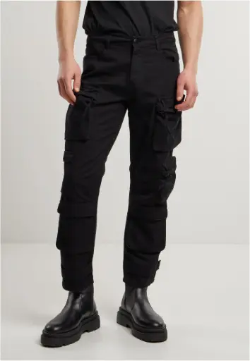 Multi Pocket Cargo Pants Noir