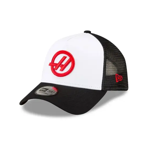[60505559] Casquette 9FORTY E-Frame Trucker MoneyGram Haas F1 Team Noir