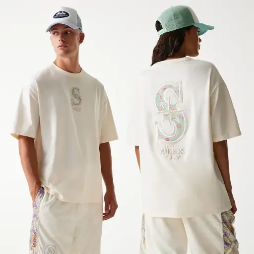 T-shirt Oversize Seattle Mariners MLB Infill Blanc