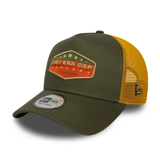 [60667588] A-Frame Trucker Adjustable New Era Cotton Patch 