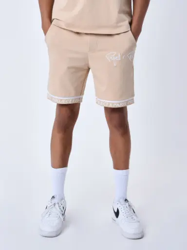 Short a bandes élastiques Beige - BG2