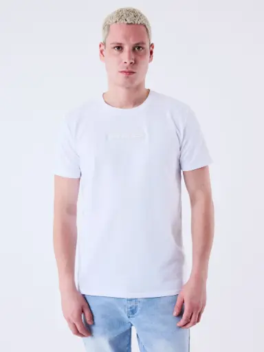 Tee shirt patch Kalash x PXP Blanc