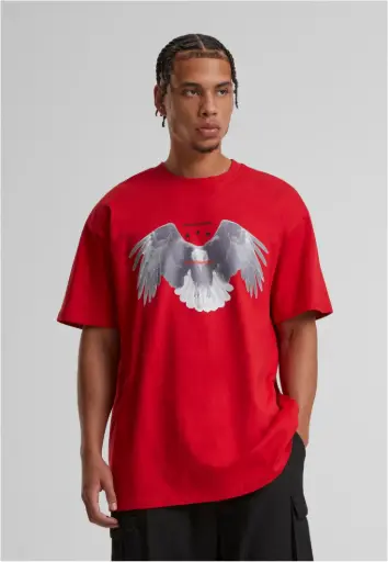 Sick Eagle Heavy Oversize Tee Rouge