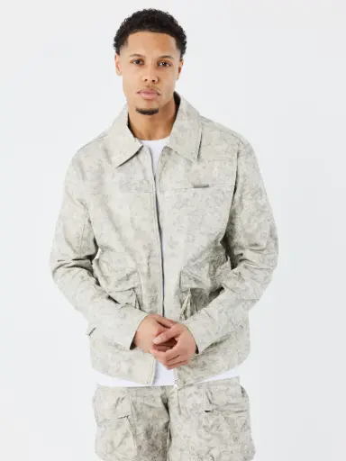 Veste workwear Blanc Givre - OW